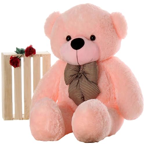 Image of ToYBULK Teddy Bear, Teddy Bear 3 Feet for Girls, Gift for Girls, Soft Toys for Girls, Big Teddy Bear, Toys for /Wife /Girlfriend /Husband, (3 Feet, Pink)