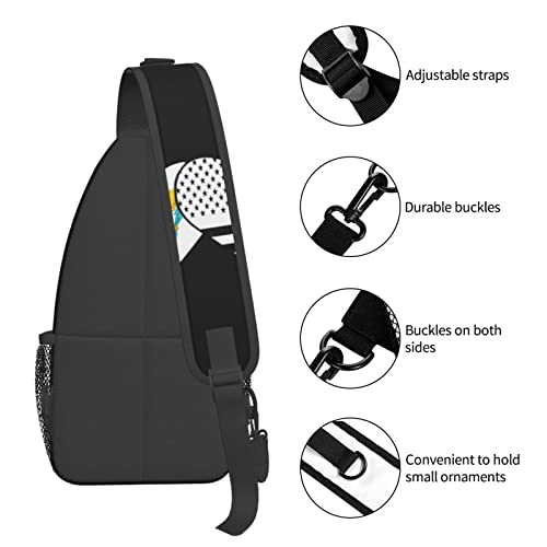 Mochila bandolera unisex con banderas Virgin Islands y USA miniatura 6
