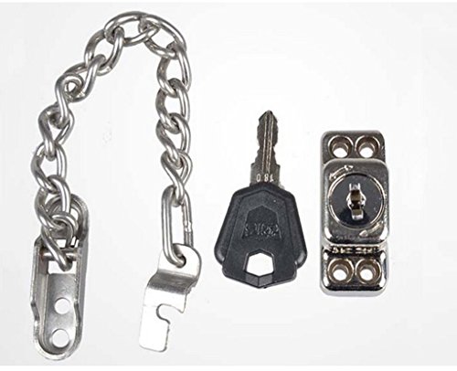 Stainless Steel Window Guard Window Door Restrictor Child Safety Security Chain Lock With Keys - Thumbnail 7