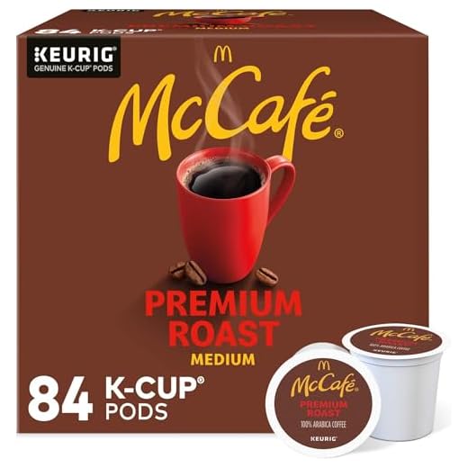 McCafe Premium Medium Roast K-Cup Coffee Pods, Premium Roast, 84 Count