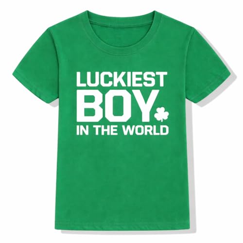 Image of Kids St. Patrick's Day Shirt Boys and Girls Green T-Shirt Clothing 4-12 Years