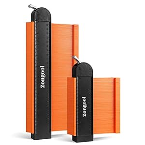 2 Pack Contour Gauge Profile Tool (5 inch+10 inch) Adjustable Lock, Precisely Copy Irregular Shape Duplicator, Welding…