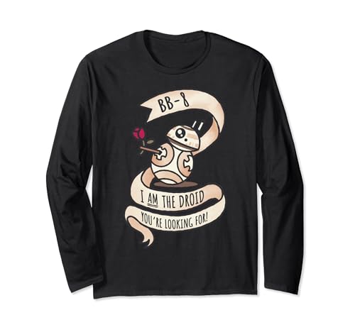 T-shirt Star Wars BB-8 original à manches longues à offrir pour la Saint-Valentin à un geek