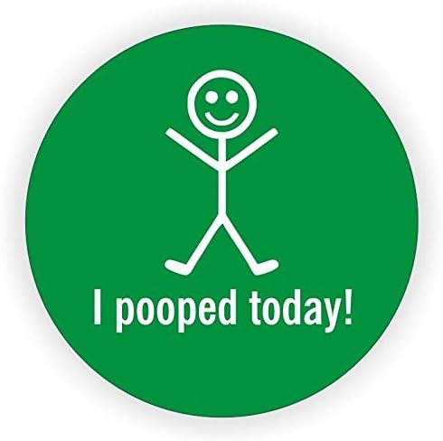 10PCS I Pooped Today Hard Hat Decal / Helmet Sticker Funny Label /SIZE:2"