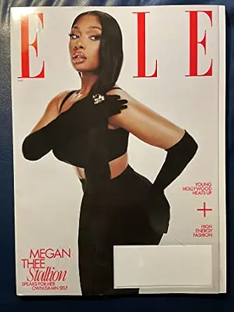 Elle USA Magazine May 2023 featuring Megan Thee Stallion