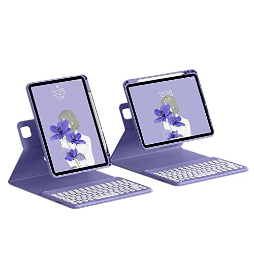 360°] 2025 iPad 11/iPad 11 L[{[hP[X }OlbgJo[ cu O\ Cz  iPad 10 10 2022 P[X J[L[{[ht y[ obNJo[ CX Blueto