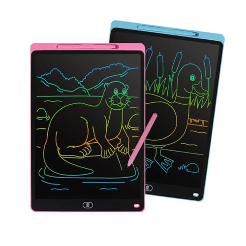 Image of 12 Inch LCD Writing Tablet with Stylus Pen, Colorful Screen Magic Slate Doodle Drawing Board Pad Kids - Random Color (12 INCH)