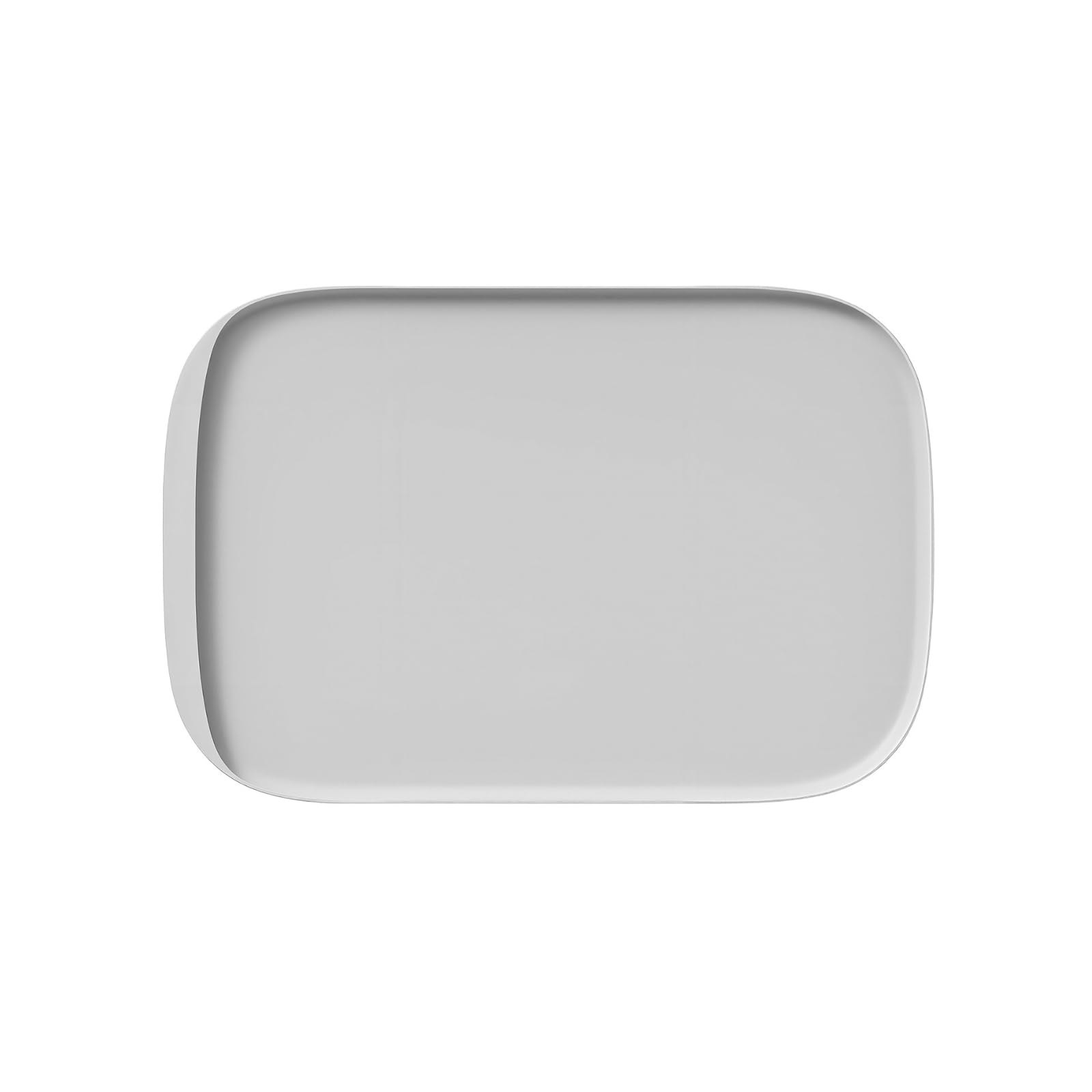 Kassiva Dog Food Mat, Silicone Pet Feeding Mat Non Slip Cat Bowl Mat Waterproof Tray Cushion (Light-Grey, 45x30 cm)
