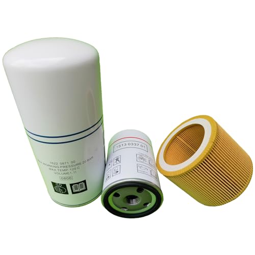 Image of 2901091900 Air Compressor Filter kit 1622087100 Oil Separation 1513033701 Oil Filter 1613900100 air Filter