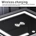 LOVEHOUGES Bedside Table with Wireless Charging Station, Bedroom Bedside Table with Invisible Safe, Smart Night Stand Modern Bedside Table for Bedroom, Living Room,C