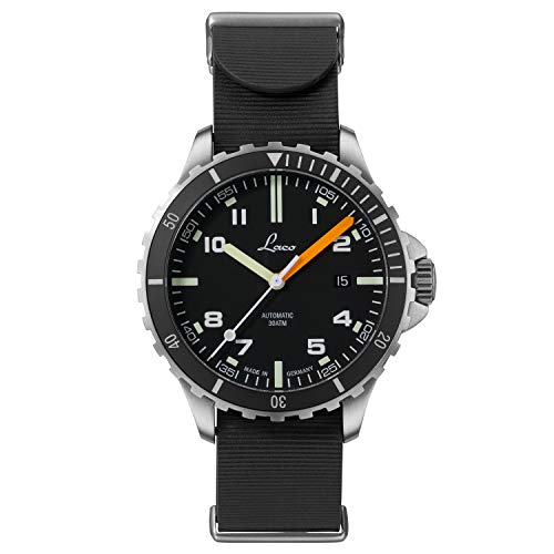 Reloj Deportivo del Himalaya RB de Laco – Fabricado en Alemania – 42 mm de diámetro – Reloj automático – Resistente al Agua 30 ATM – Desde 1925