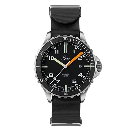 Reloj Deportivo del Himalaya RB de Laco – Fabricado en Alemania – 42 mm de diámetro – Reloj automático – Resistente al Agua 30 ATM – Desde 1925