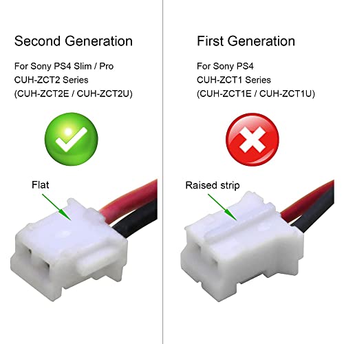 Mpf Products 1300Mah Lip1523 Lip1522 Battery Replacement Compatible With Sony Playstation 4 Ps4 Dualshock 4 Wireless Controller (Cuh-Zct2 And Cuh-Zct2U - 2016 And Newer Models Only) #TOP4