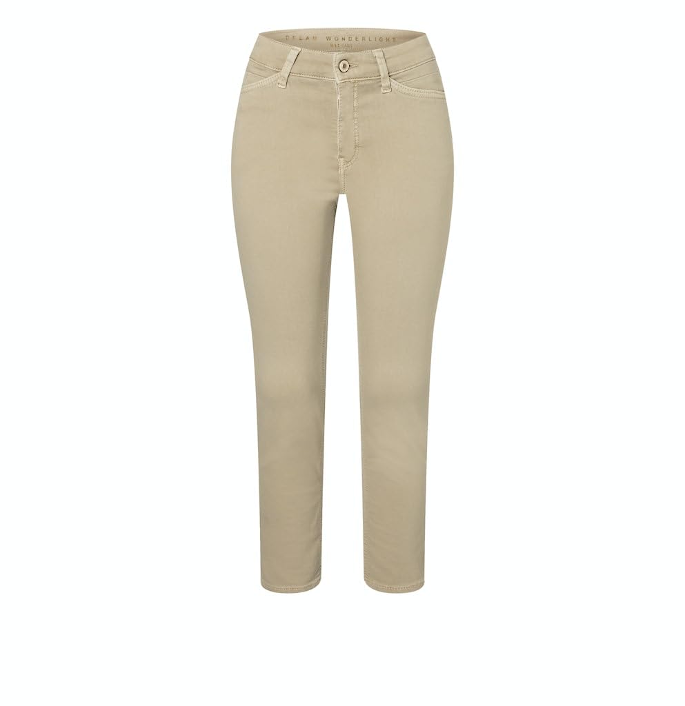 Mac - Damen 5-Pocket Jeans, Dream Summer (5492-90-0351L) | Hochelastischer Light-Denim. Straight Fit. Schmales, gerades Bein. Verkürzte Länge. Schlitz-Detail am Saum. Normale Leibhöhe.