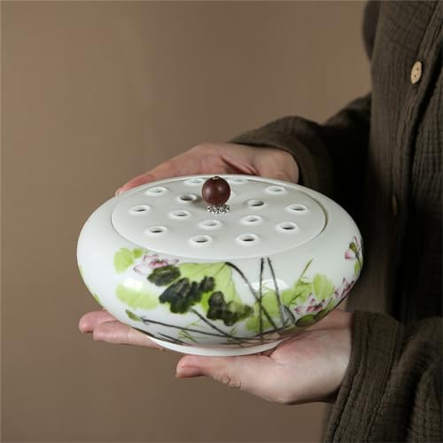 Brûleur d'encens domestique en céramique imitation pour diffusion parfum intérieur