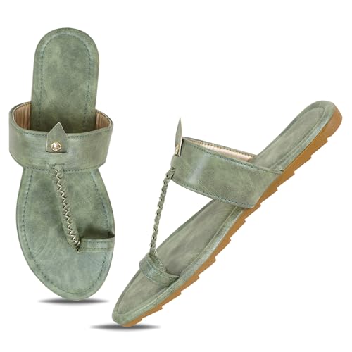 Image of IndieStide Heel Casual Flip Flops Slippers For Girls Women, Comfortable cushioned Chappals
