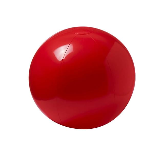 ALMALUX Pelota Hinchable Gigante de Playa Maxi en PVC Rojo Balón Inflable Resistente para Piscina, Jardín