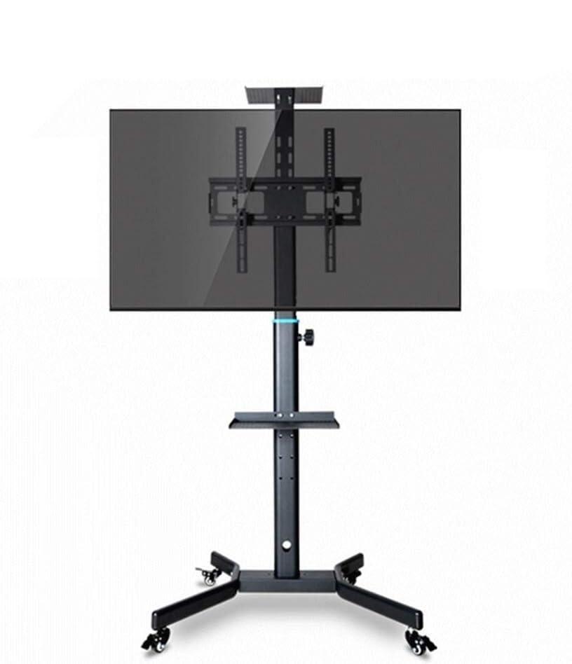 Soporte móvil para TV con ruedas y bandejas