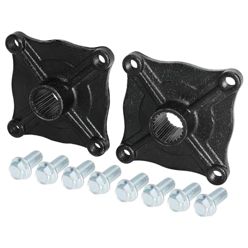 Kemblawolf 2PCS Go Kart Rear Axle Hubs,110mm Bolt Spacing, 4 Stud Rear Wheel Hubs for ATV UTV Quad Bike Go Kart Dune Buggy Golf Cart Four Wheelers with 7in, 8in,10in Wheels (23T TK234)