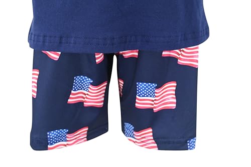 Image of Unique Baby Boys American Boy 4th of July 2pc Tank Shorts Set