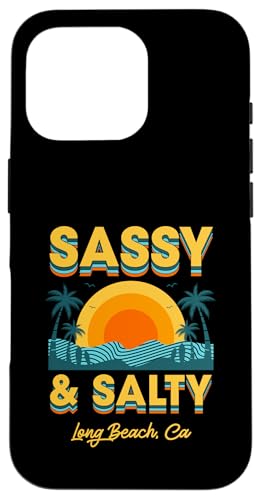 Sassy And Salty �����O�r�[�` �J���t�H���j�A ���g�� �g���s�J�� �X�}�z�P�[�X iPhone 16 Pro �p