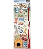 Paper House Productions STCX-0097E Cardstock Stickers, Good Dog (6-Pack)