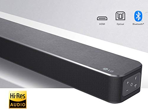 Image of LG Soundbar SN6Y, 420W Dolby Digital Soundbar for TV with Wireless Subwoofer, 3.1Ch Home Theatre System, High Resolution Audio, DTX Virtual:X, AI Sound Pro, Bluetooth, HDMI in /Out