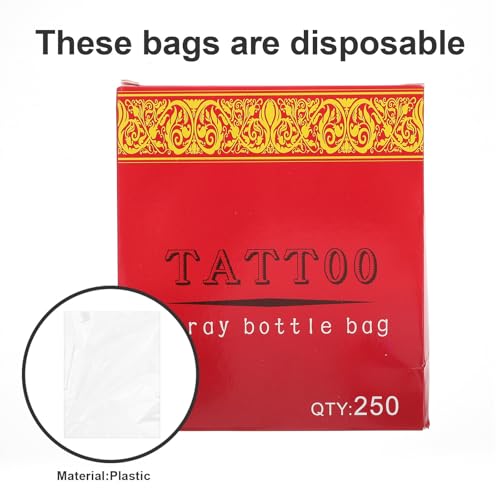 Bolsas para botellas de limpieza de tatuajes con buena flexibilidad SEWACC 7