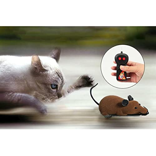 Greatstar Remote Control Rat Toy, Wireless Electronic Mouse, One Best Gift for Your Cats Dogs Pet Or Kids & Children Curious Love (Brown) Greatstar Remote Control Rat Toy, Wireless Electronic Mouse, One Best Gift for Your Cats Dogs Pet Or Kids & Children Curious Love (Brown)