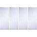 Produktbild 4 Packung Folie Vorhänge Metallic Fringe Vorhänge Schimmer Vorhang für Geburtstag Hochzeit Weihnachten Schmuck (Weiß)