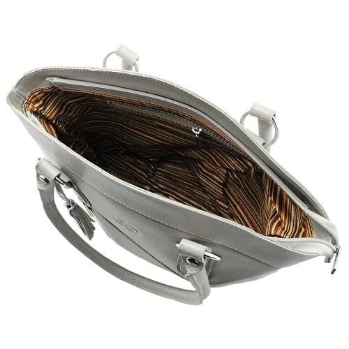 Bolsa Feminina HORTÊNSIA em Couro (Bone)