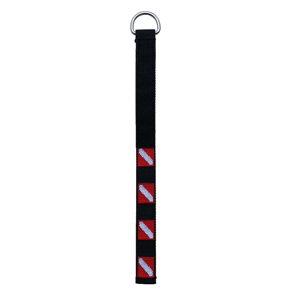 Correa de muñeca para buceo ajustable con cuerda tejida resistente accesorio funcional 8