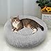 猫 ベッド 犬 ベッド クッション グッズ - ラウンド型 もふもふ 丸型 OYANTEN ドーナツふわふわ もこもこ ぐっすり眠る 洗える キャット 通年 猫用 小型犬用 ペット用品
