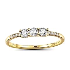 18K Yellow Gold Plated with GRA