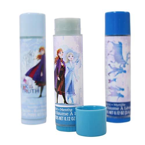 Pacote com 8 protetores labiais Frozen 2 com sabores variados