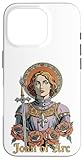 Installazione facile St. Joan of Arc Jeanne d\'Arc French History Catholic Faith Custodia per iPhone 16 Pro