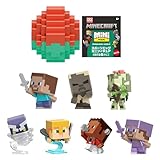 マテル マインクラフト(MINECRAFT) スポーンエッグ ミニフィギュア Gアソート 子供向けフィギュア ブラインドパック 6歳から マルチ HXT64-986G