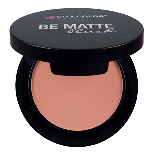 CITY COLOR COSMETICS Be Matte Blush | Blendable Mineral Makeup Powder (SweetPea)