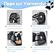 Winter Tragetücher Hund Katze Tragetasche Verstellbar Tragbar Hundetragetasche Verbreitert Verdickt Transporttasche Atmungsaktiv Haustiertasche Sicherheitsgurt Hundetasche Haustier Outdoor