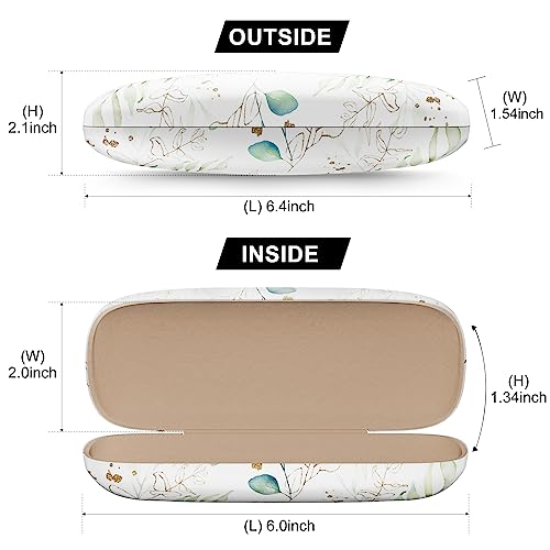 Image of Eyeglasses Case, Hard Shell Protective Case for Glasses, Unisex for Women Men