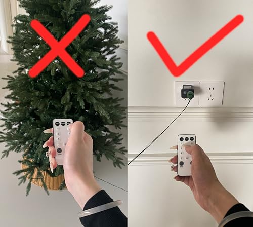 Image of Prelit Christmas Tree Artificial Hinged Xmas Tree with Stand,Multicolor Lights,Decorated for Home Holiday,7FT