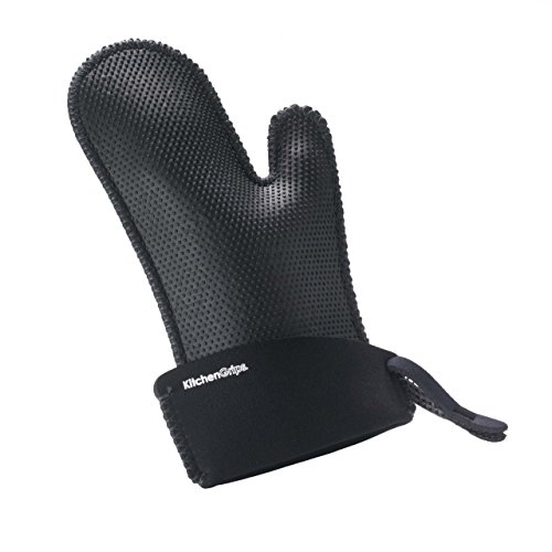 Kitchen Grips Chef's Mitt, Small, Black/Black by Kitchen Grips - Used condition - US$6.03