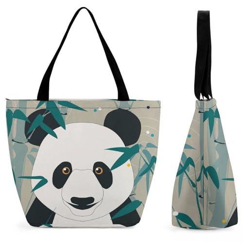 Sac de shopping Panda Naturel idéal pour vos longs voyages