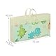 Relaxdays Spielmatte, faltbar, schadstofffrei, doppelseitig, 200 x 150 cm, XPE-Schaumstoff, Krabbelmatte Baby, bunt