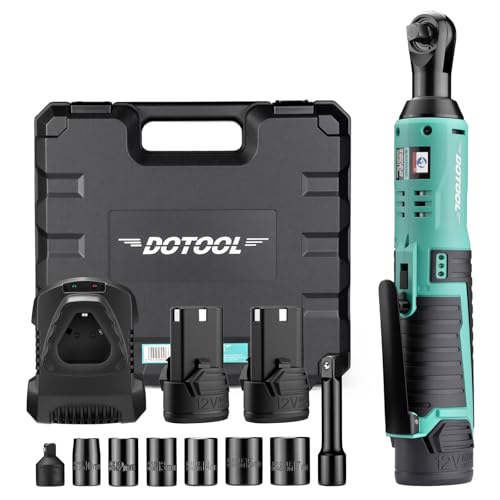 Cordless Electric Ratchet Wrench Set with Accessories