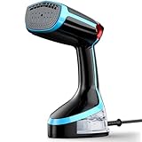 Défroisseur Vapeur 4 en 1, Défroisseur à Main avec Fonction d'aspiration, Réservoir d'eau Amovible de 340 ML, 1300W, préchauffage en 30S pour tous les tissus, Défroissage Rapide et Sans Plis