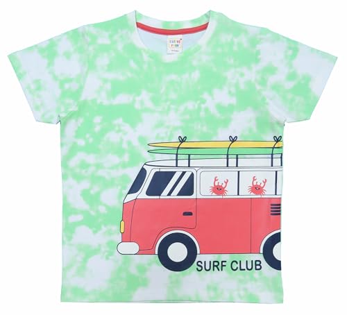 Image of Clothe Funn Boys Printed Cotton Half Sleeves T-Shirt & Shorts Set
