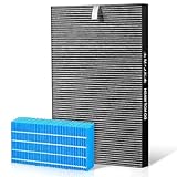 MSHNE FZ-H40MF 加湿フィルター FZ-G40SF (FZ-D40SF の同等品) 集塵フィルター 互換品 ２点セット 集じん 集塵 脱臭一体型フィルター 加湿空気清浄機 KI-HS40 KI-JS40 KI-LD50 KI-LS40 KI-ND50 KI-NS40 シャープ SHARP交換フィルターセット