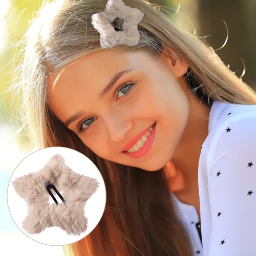 Joez Wonderful 9pcs Pinzas de Estrella Peludas de Colores miniatura 3