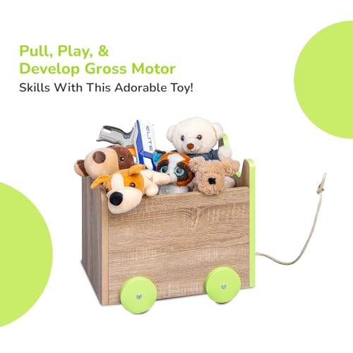 Image of Alex Daisy Toy Storage Box /Cart (Green)
